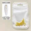 Joyería de Bolas Pequeñas de Acero para Uñas 0.4mm Mini tamaño pequeño Tamaño Oro Plata Metal Bola Pequeña Accesorios para Uñas DIY