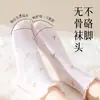 [100% Algodón] Calcetines Zhuji Estilo Primavera/Verano Algodón Puro Corte Holgado Sin Apretar Encaje Volante Largos para Mujer Venta al por Mayor