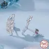 Aifula Plata de Ley S925 Moda Invierno Pendientes Elegantes de Plumas Pendientes para Mujer Venta al por Mayor Pendientes Versátiles Joyería Joyería