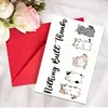 Selección de Colección de Tarjetas de Agradecimiento, Juego de Tarjeta de Felicitación con Sobre, Mensajes Escritos a Mano, Bendiciones, Tarjetas Plegables con Texto