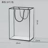 Oferta especial bolso de mano love con ventana abierta cuadrada bolsa pequeña de incienso bolsa transparente de PVC bolsa con marco de cristal cuadrado de red