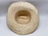 Sombrero de paja natural saludable tejido a mano de verano sombrero de sol de viaje de paja