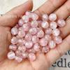 Contas Redondas de Resina Douradas Galácticas 10mm Contas Soltas Pulseira de Contas Artesanal DIY Acessórios de Vestuário Contas Tratamento Perolado