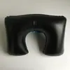Esencial para Viajes al Aire Libre: Almohada Inflable en Forma de U, PVC Flocado Camping Viaje Almohada Inflable en Forma de U para Protección del Cuello y Alivio de la Presión