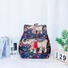 Bolsa bordada étnica estilo Yunnan, mochila feita sob medida, bolsa bordada para viagem e lazer, novo design com franjas