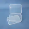 Caja Rectangular de PP Transparente Caja de Almacenamiento para Piezas Herramientas Joyería Caja de Embalaje Transfronteriza Caja de Plástico Organizadora para Tarjetas de Presentación