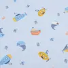 Capa para bolsa de roupas de algodão estampado, malha de algodão classe A para bebês, 300 peças, estampado, dupla face