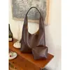 Bolso Tote Retro de Cuero Suave de Gama Alta para Mujer 2025 Nuevo de Gran Capacidad para Viajes Diarios Bolso de Hombro Bolso de Axila Versátil de Nicho