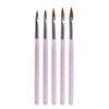 Conjunto de pincéis para arte em unhas, construção, caneta de desenho de linha pintada, caneta de gel para fototerapia, caneta de cristal esculpida, caneta serrilhada, gradiente, caneta florescente