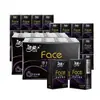 Papel de Lenço Jierou Face Negra Portátil Super Mini com Cheiro de Colônia Lenço Facial 4 Camadas 6 Folhas 24 Pacotes Atacado Frete Grátis