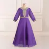Nuevo Vestido de Gala Grande para Niñas de Amazon, Vestido para Fiesta de Cumpleaños de Niñas, Vestido de Noche, Atuendo Navideño Estampado para Actuación Infantil