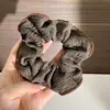 Scrunchie Grande Dulce Estilo Coreano Elegante y con Estilo con Adorno, Goma para el Cabello Grande Estilo Francés, Cuerda para el Cabello, Accesorio para el Cabello