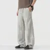 Maple House Roupa Masculina / Calças Casuais de Verão Finas Estilo Old Money Lyocell Tencel Calças Largas Retas Soltas Masculinas Americanas