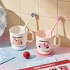 Vaso para Enjuague Bucal, Vaso de Cepillado Dental para Niños Lindo y Atractivo para Niños y Niñas, Vaso de Dibujos Animados de Grado Alimenticio