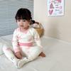Ropa de otoño para bebé con cintura alta y protección abdominal, pantalones de otoño, ropa interior infantil sin huesos, pijamas gruesos de algodón para otoño e invierno.