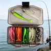 33 Peças de Iscas Artificiais, Iscas Macias T-Tail, Anzóis com Cabeça de Chumbo, Iscas Artificiais para Pesca em Água Doce e Salgada, Suprimentos de Pesca Transfronteiriços
