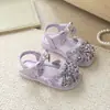 Sandalias Cerradas para Niñas 2026 Primavera/Verano Nuevos Zapatos Casuales Versátiles de Moda Zapatos Huecos de Princesa Planos de Suela Suave