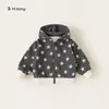 Roupas infantis Bangxuan, roupas de outono para bebês, jaqueta casual com zíper para meninas, cardigã para meninos, casaco infantil com capuz