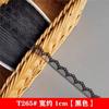 10 metros de comprimento fabricado em Taiwan fino super fada fio de renda acessórios tecido para roupas handmade diy boneca preto e branco