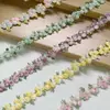 Renda de Cereja Gradiente Colorido Estéreo Solúvel em Água Bordado Roupas Roupas de Bebê Acessórios Mochila Mochila Materiais Decorativos