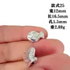 Prata Antiga Pequeno Peixe Coração Dourado Peixe Dourado Redondo Acessórios Contas Espaçadoras DIY Feito à Mão Pulseira Trançada com Contas Acessórios para Joias