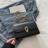 Mulheres este ano popular coreano simples cor sólida pequena bolsa feminina 2024 inverno nova bolsa mensageiro de ombro único pequena bolsa quadrada