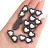 Acessórios para óculos de sol redondos de acrílico com tema de amor, joias artesanais DIY, acessórios para olhos de bonecos de pelúcia
