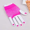 Guantes de red de malla corta fluorescentes sexys punk multicolores para carnaval de Todos los Santos, guantes sexys para mujer