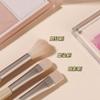 Herramientas de Belleza Xixi Set de 3 Brochas de Maquillaje Brocha para Rubor Brocha para Sombra de Ojos Brocha para Difuminar Herramientas Suaves, a Cuadros y Convenientes