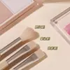 Set de Brochas de Maquillaje Xixi de Tres Piezas, Brocha para Rubor, Brocha para Sombra de Ojos, Brocha Difuminadora, Set Completo de Herramientas de Maquillaje Convenientes con Cerdas Suaves