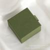 Caja de cuero elegante con cajones para joyas Fuchen, caja para guardar anillos, collares y pendientes, caja para guardar joyas con logotipo imprimible.