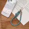 Hd216A06 Cordón Tejido Simple Estilo Dopamina Correa para Teléfono Llavero Colgante Accesorio para Bolso con Almohadilla para Teléfono