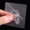 Gancho superadhesivo transparente que no deja marcas y sin perforaciones, pequeño para el hogar, para cocina y baño.