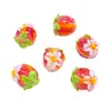 Hanyuyuan Vidrio Soplado Cuentas de Fresa Hechas a Mano Cuentas DIY Accesorios para Joyería Pulsera Collar Materiales de Cuentas Sueltas