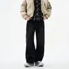 Roupas Masculinas Fengshe / Coleção Outono-Inverno 2026 Jeans de Perna Larga Reto Solto Não Elástico / Calças Longas Masculinas