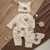 Ropa de Primavera y Otoño para Niños, Ropa para Recién Nacido, Mameluco para Bebé, Ropa Estilo Monje Clase A, Algodón Algodón Puro Manga Larga