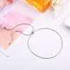 Pulseira de Osso de Cobra Elástica Simples Estilo Coreano Moda Nova Europeia e Americana Pulseira de Tamanho Ajustável