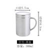 Acero Inoxidable sus304 Taza para Boca Infantil Taza de Agua para Jardín de Infancia Taza de Doble Pared Anti-quemaduras Taza con Tapa para Adultos Grabado