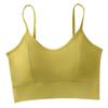 Camisola de mujer sin costuras con copas fijas finas y grandes de verano, de una pieza, con pecho pequeño y espalda hermosa.