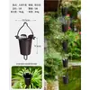 Cadena de Lluvia de Tubo de Bambú de Acero Inoxidable para Patio de Villa Cadena Guía de Agua para Aleros Japoneses Cadena de Lluvia de Drenaje para Casa de Huéspedes Bajante de Canalón