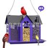 Amazon Explosions Garden Bird Tub Bandeja Alimentador de Pássaros Pendurado Jardim Banheira Automática para Banho de Pássaros ao Ar Livre
