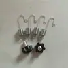 Acessórios para expositor em formato de porta parafuso de mola tubo de ferro gancho de mola universal anti-perda saco de tecido não tecido Oxford para enrolar
