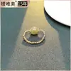 925 prata 2mm prata grânulo hetian jade anel anel de alta qualidade simples frio estilo artístico pulseira acessórios
