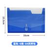 Bolsa Plegable Transparente Sanqi A4 con 6 Compartimentos Maletín Bolsa de Negocios Inserto Multicapa Libro de Información Maletín Venta al por Mayor Personalizado