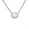 Collar Colgante Transfronterizo Europeo y Americano Primavera Nuevo Colgante Inicial Letra 26 Textura en Relieve Colgante Personalizado Accesorios Elegantes