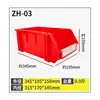 Caja con Compartimentos Inclinados Personalizada, Caja de Materiales para Accesorios de Ferretería de Plástico, Caja de Almacenamiento con Estante Inclinado, Caja de Piezas Modular