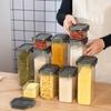 Latas Selladas con Tapas Caja de Almacenamiento para Conservar Frescura Alimentos en Grano Grado Alimenticio Almacenamiento Alta Permeabilidad Snack Especias Almacenamiento de Artículos Secos Tanque