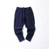 ¡Tejido 380 gramos de vellón polar! ¡Pantalón bordado con cremallera! Pantalones deportivos casuales cálidos de terciopelo para hombre de otoño e invierno.
