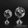 Bola de cristal china con soporte de metal, mini globo de viento, adornos creativos de escritorio, directo de fábrica
