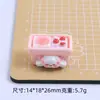 Caixa de Bolo de Cachorro Tridimensional Brinquedo Alimentício Desenho Animado Artesanal DIY Acessórios de Joia Cola de Creme Resina Pequenos Acessórios Pacote de Material